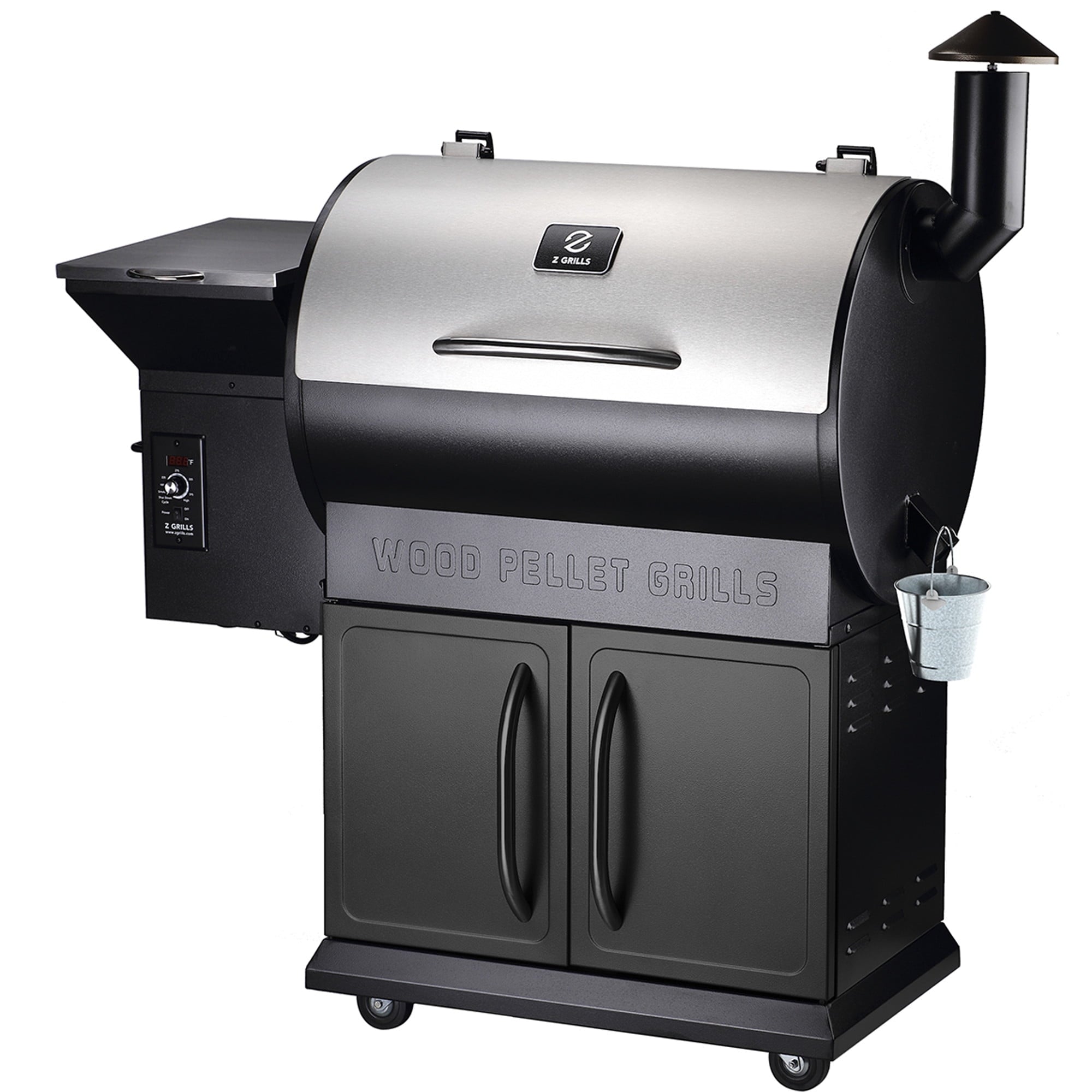 Grills ZPG-700E 697 sq. in. Pellet Grill & Smoker Stainless Steel