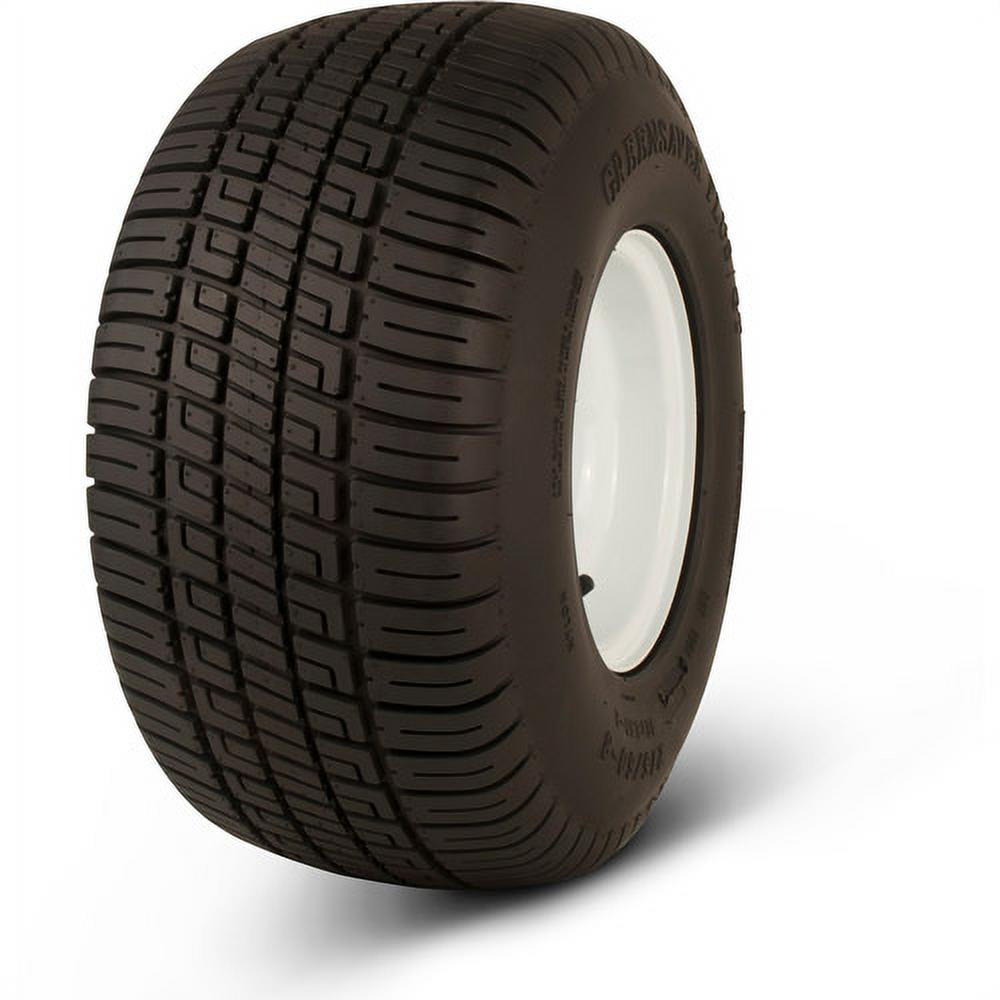 Greenball Greensaver Plus GT 215/60-8 4 PR Golf Cart Tire Tire and Wheel 4 lug White Color Wheel.