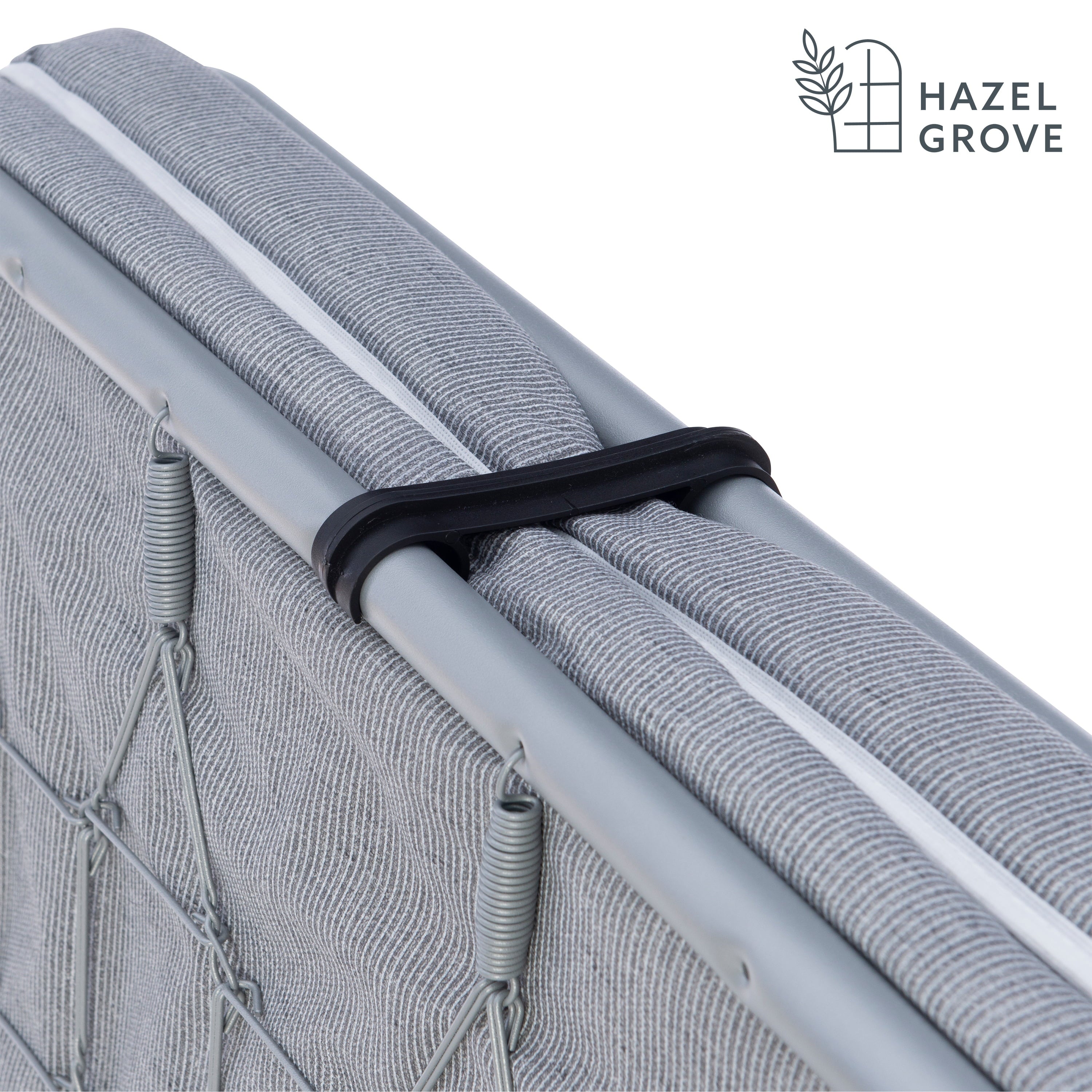 Hazel Grove Luca Folding Cot Guest Bed with 2