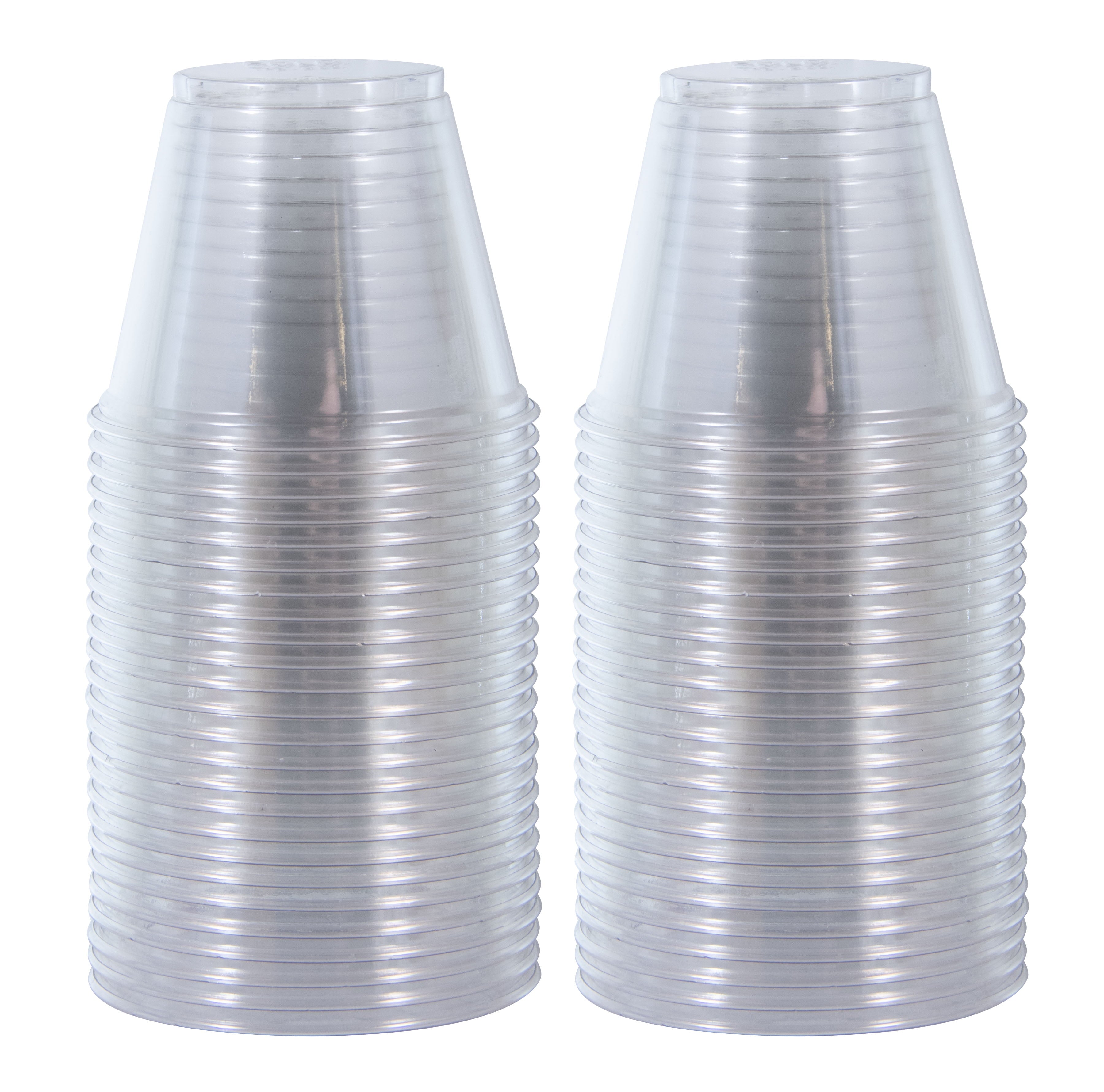 Solo Disposable Plastic Cups, Clear, 9oz, 50 Count