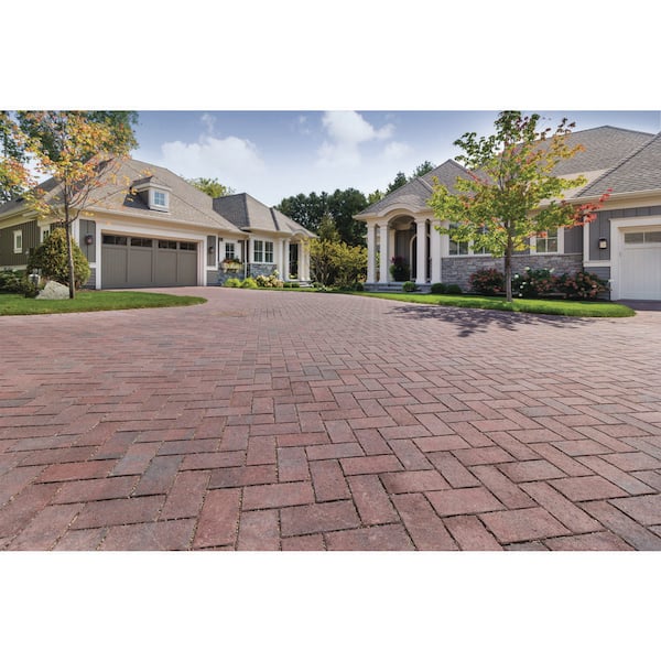 Holland 8.5 in. x 4.25 in. x 2.375 in. Rectangle Rosewood Concrete Paver (280-Pieces/69 sq. ft./Pallet)