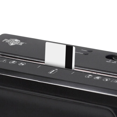 ProTek 6-Sheet Cross-Cut Shredder, Black, PX61B