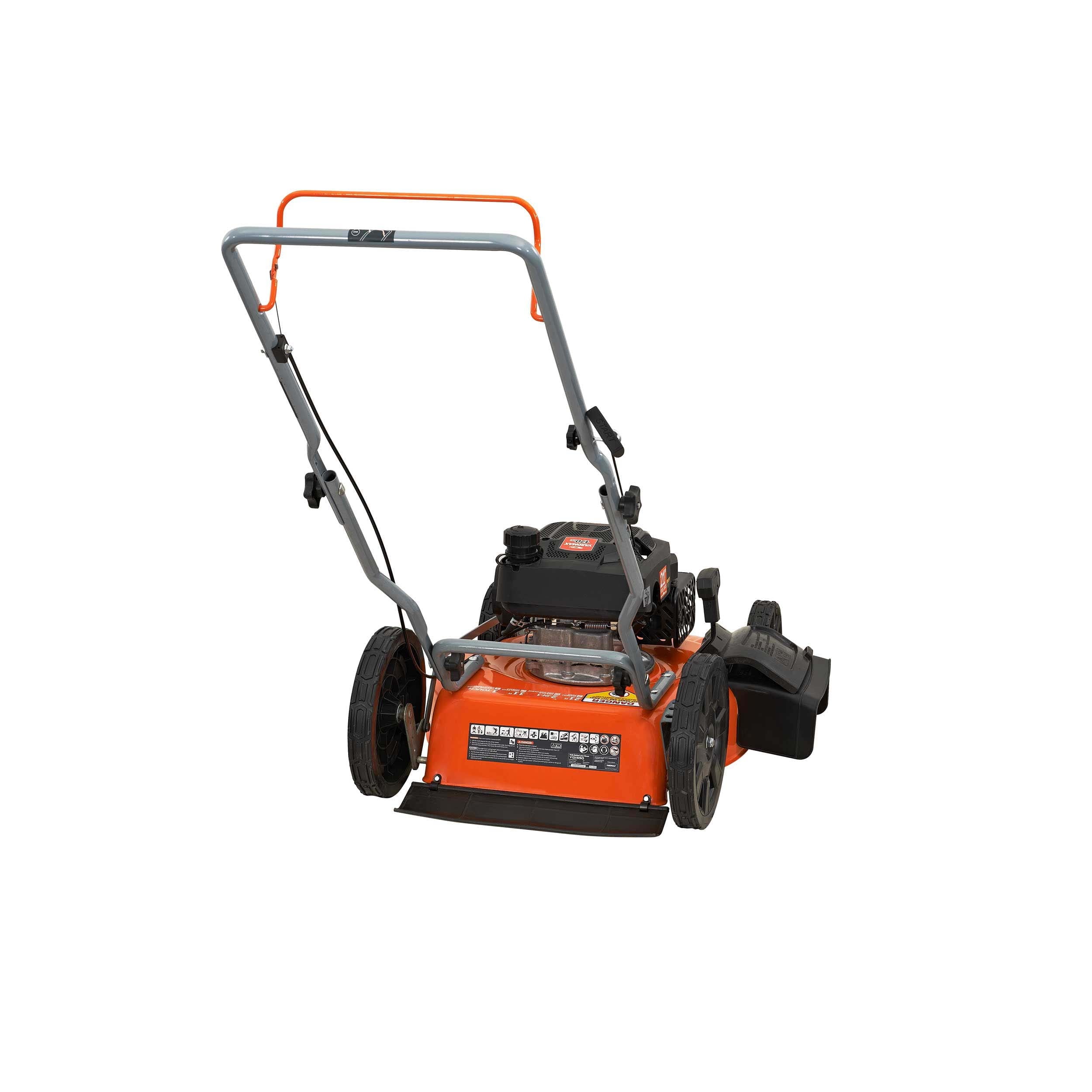 21 in. 170cc 2-in-1 Gas Walk Behind Push Lawn Mower with High Rear Wheels