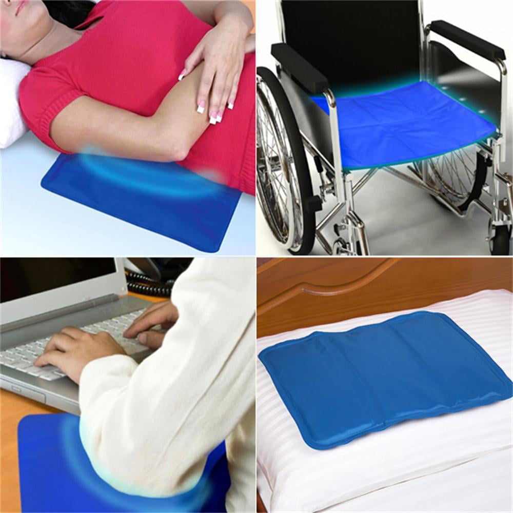 1Pcs Ice Cold Pillow Cool Gel Hypoalergentic Non-toxic Aid Pad Therapy Relax Muscle Relief Sleeping Mat Travel Pillow