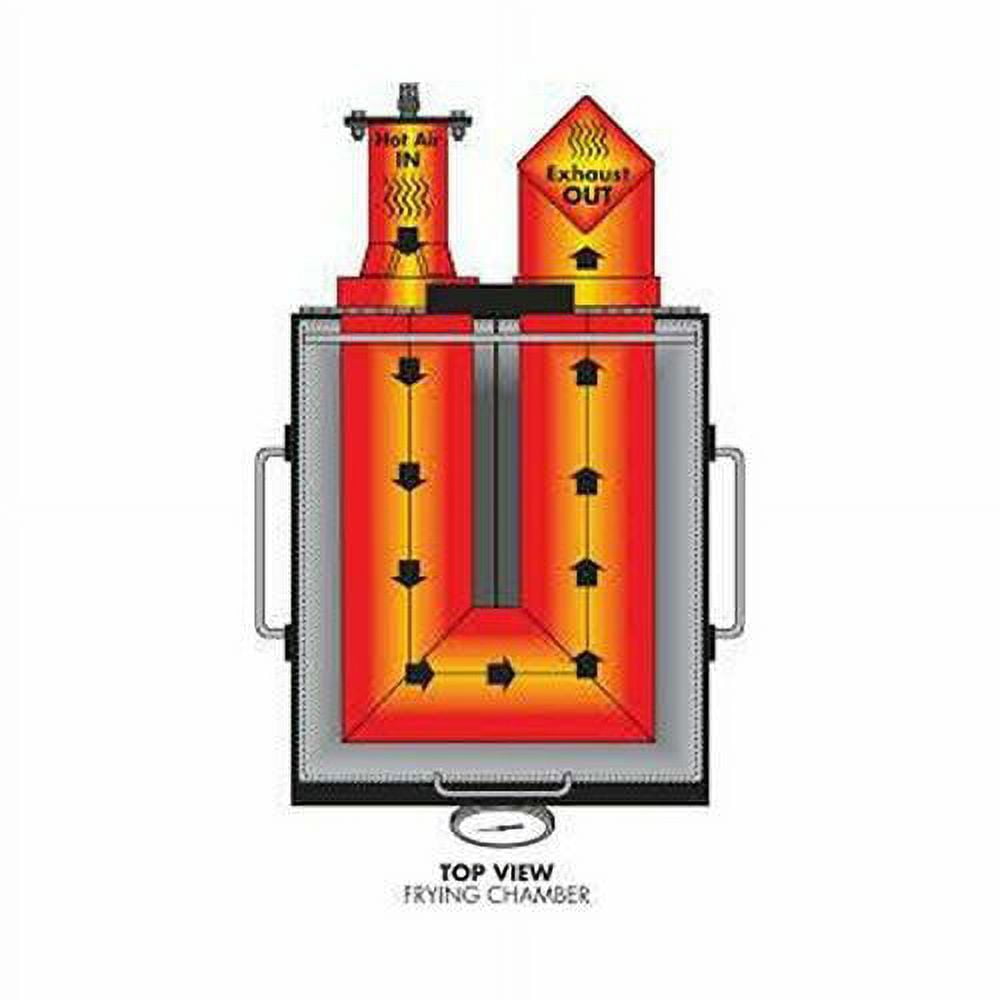 Bayou Classic 4 Gallon Bayou Fryer & Accessory Cart - Stainless Steel, Model 700-704