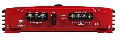 Crunch 4 Channel 1000W A/B Class Stereo Amplifier & 2 Channel Amp & Wiring Kit