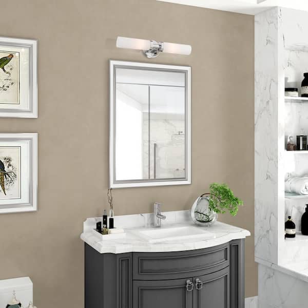 Aspen 2 Light Polished Chrome ADA Bath Vanity