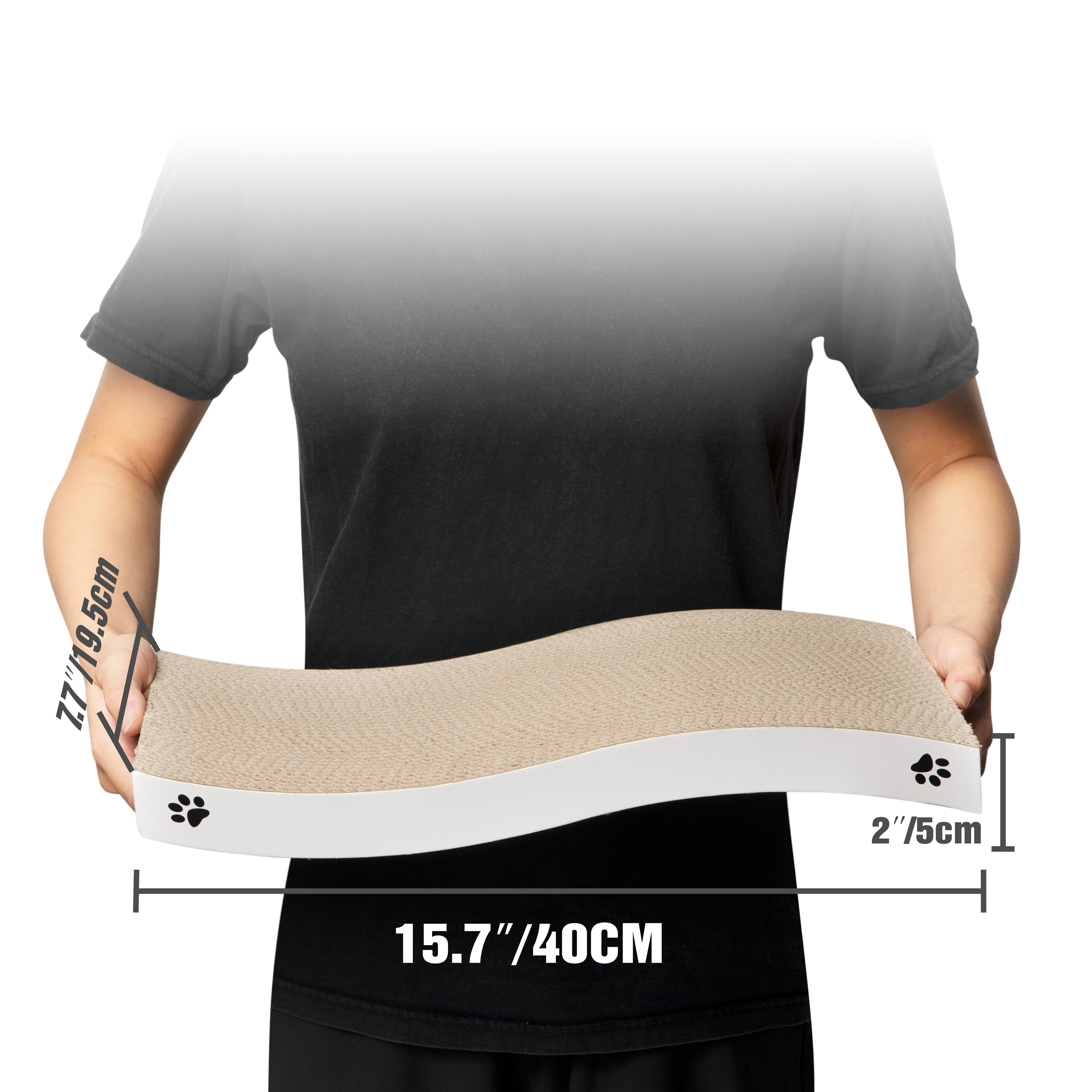 Conlun Cat Scratcher Cardboard with Premium Scratch Textures Design, Durable, Reversible