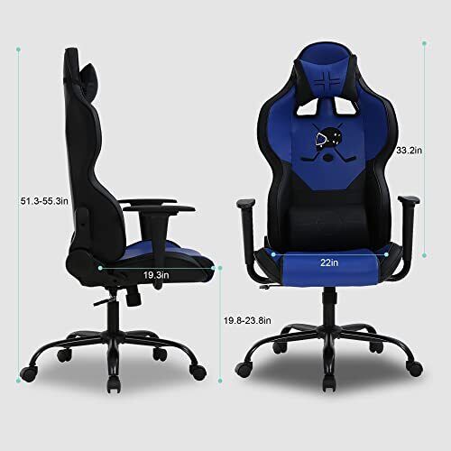 Pc Gaming Chair Racing Chair Office Chair Ergonomic Desk Chair With Lumbar Suppo