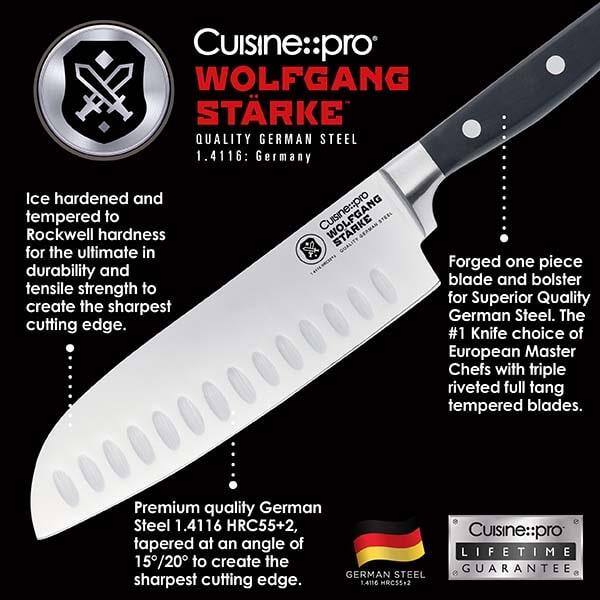 WOLFGANG STARKE 3.5 in. Stainless Steel Full Tang Paring Knife