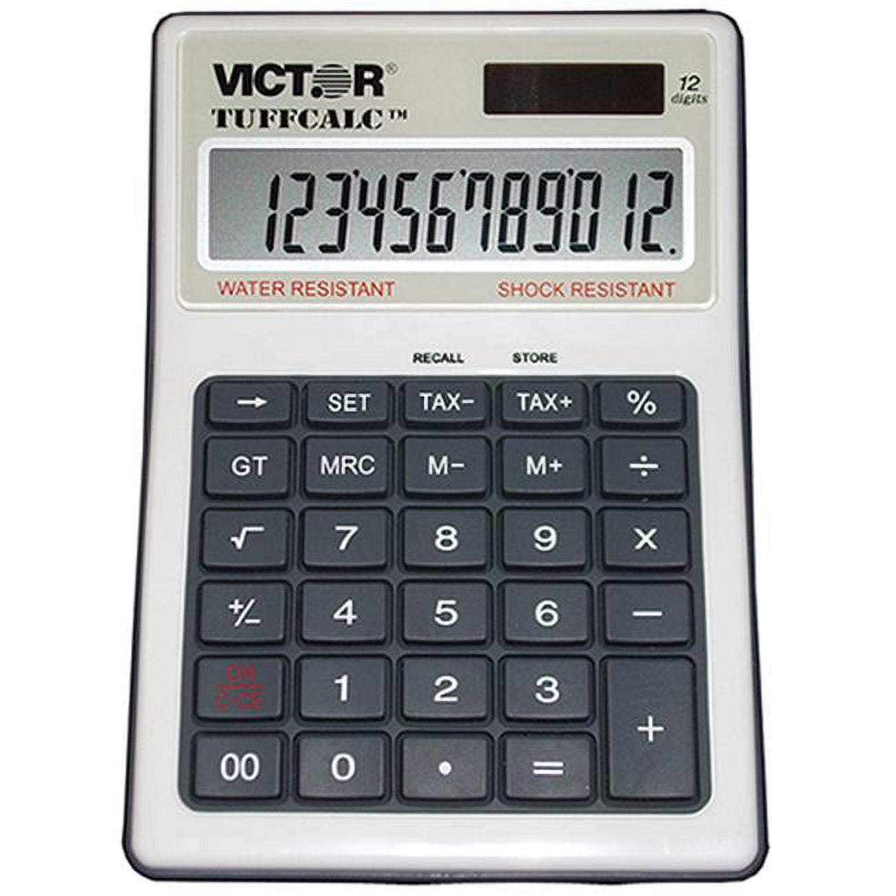 Victor Technology 99901 TuffCalc Calculator, White