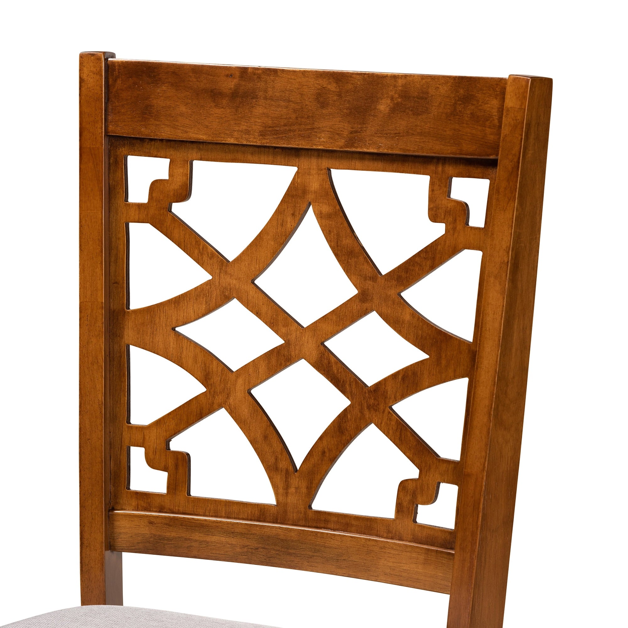 Baxton Studio Mael Dining Chair, Set of 2, Grey