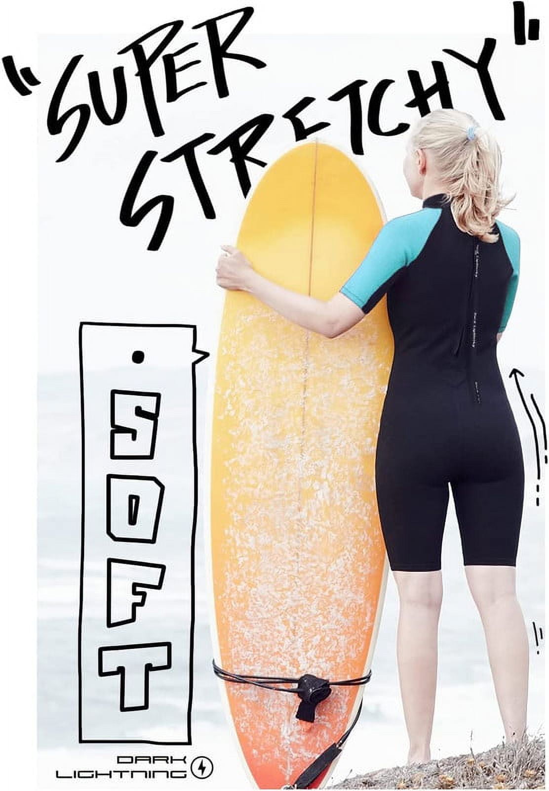 Wetsuits for Men and Women, 2mm Mens Short Wet Suit Diving Surfing Snorkeling Kayaking Water Sports(Women-Shorty-Blue,S)