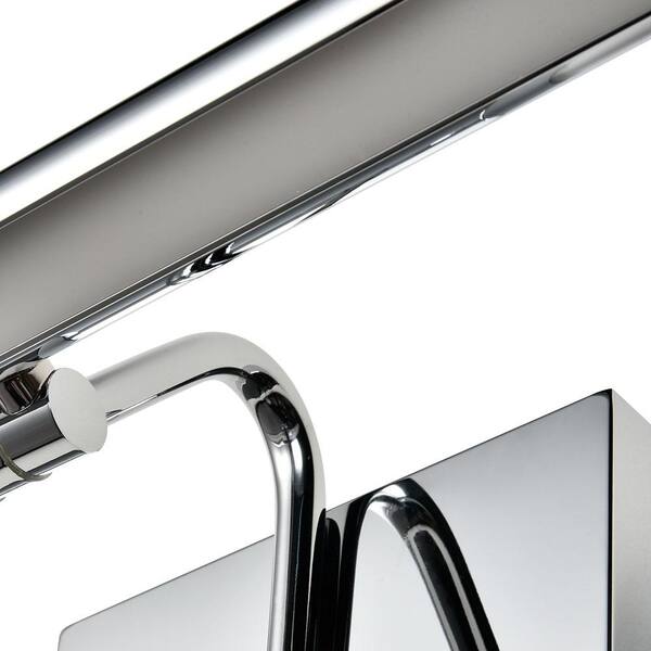 Procyon 24 in. ETL Certified Integrated LED Bathroom Lighting Fixture in Polished Chrome