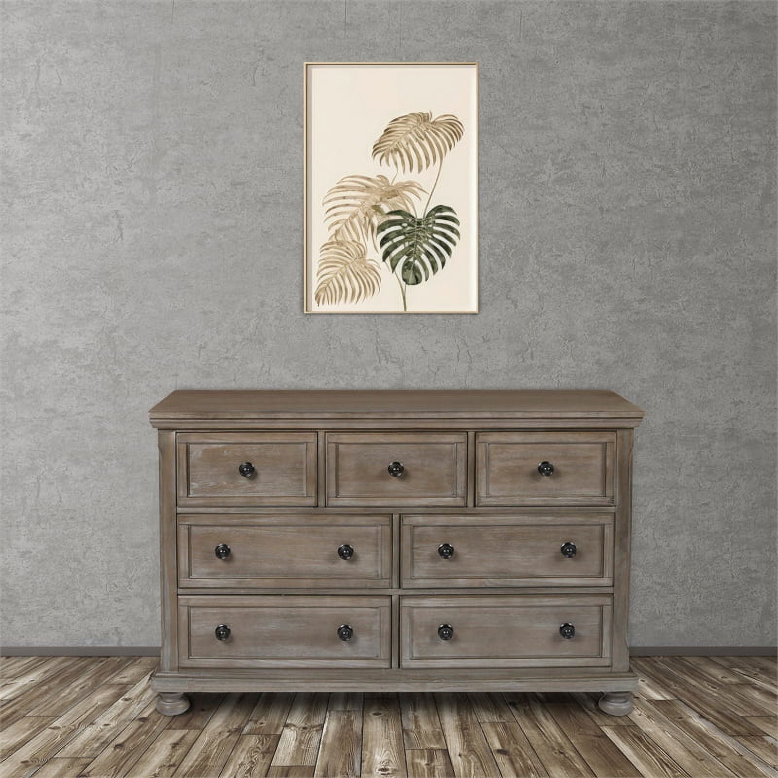 New Classic Furniture Allegra Contemporary Solid Wood Youth Dresser in Pewter