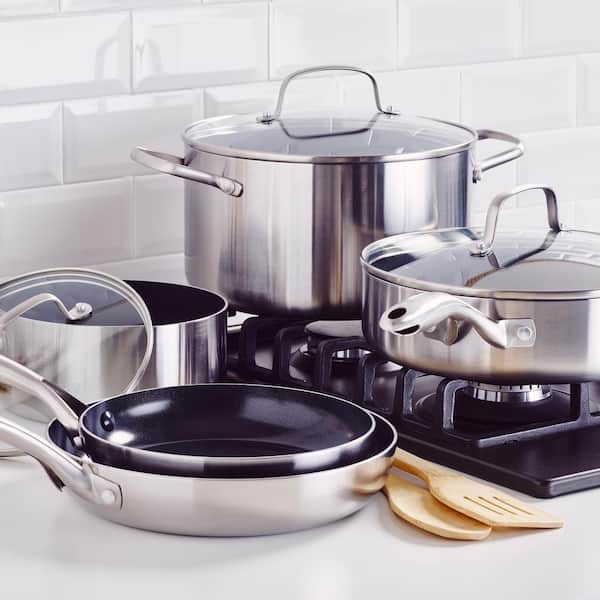 Stainless Clad Pro 10-Piece Cookware Set