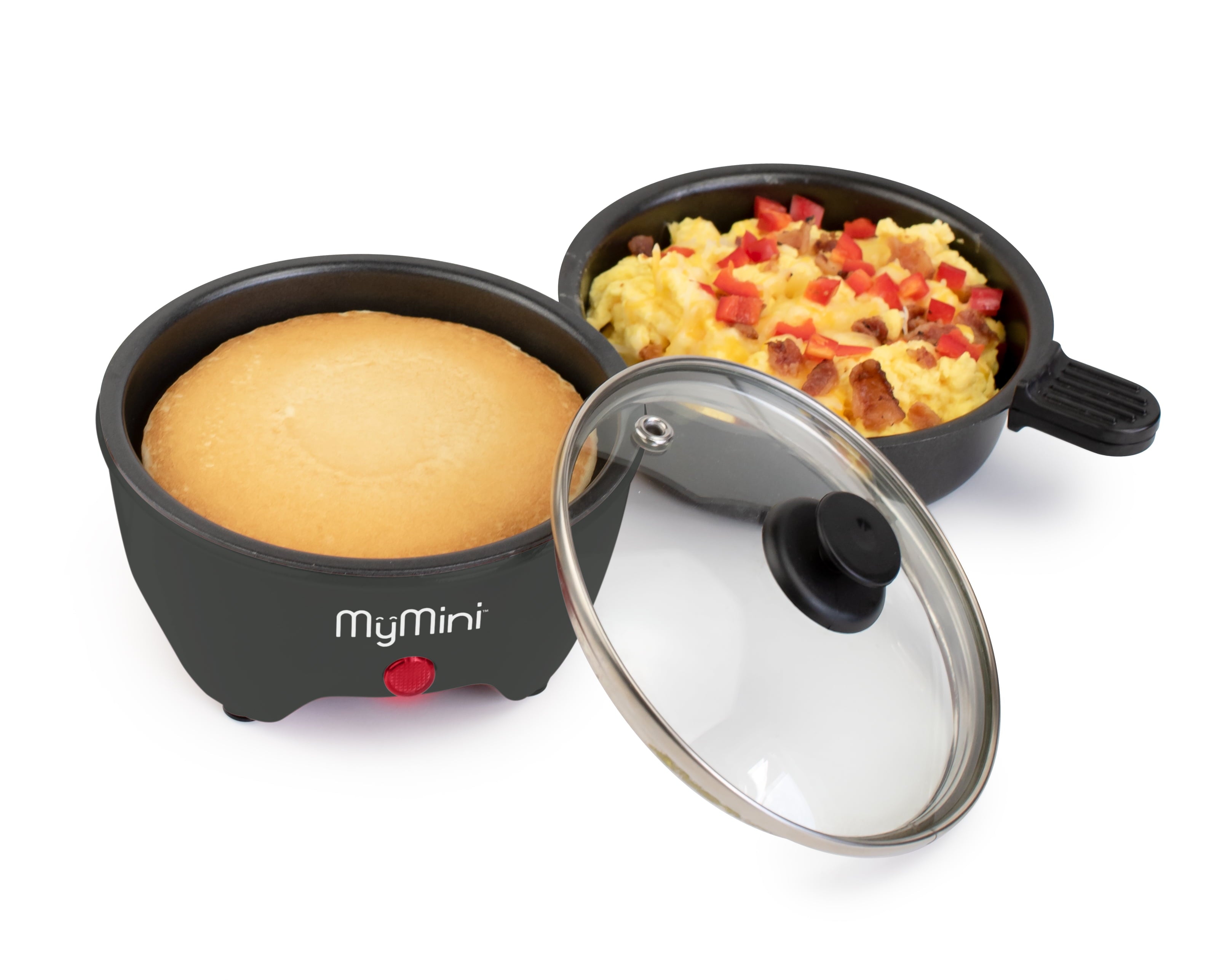 MyMini 5-inch Noodle Cooker & Skillet Electric Hot Pot, Blackberry (3.7