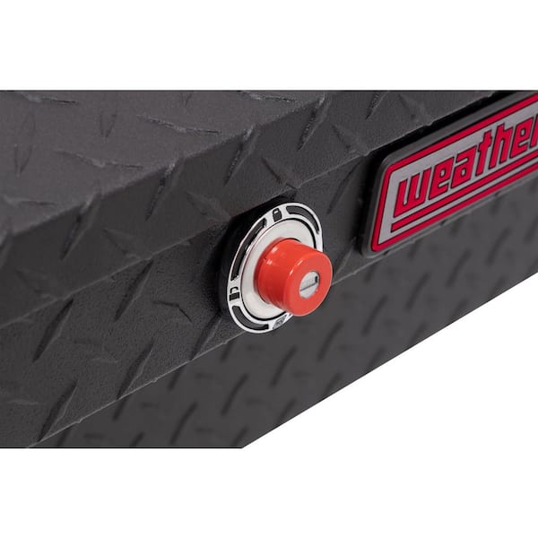 56 in. Matte Black Aluminum Low Profile Long Lo-Side Truck Tool Box