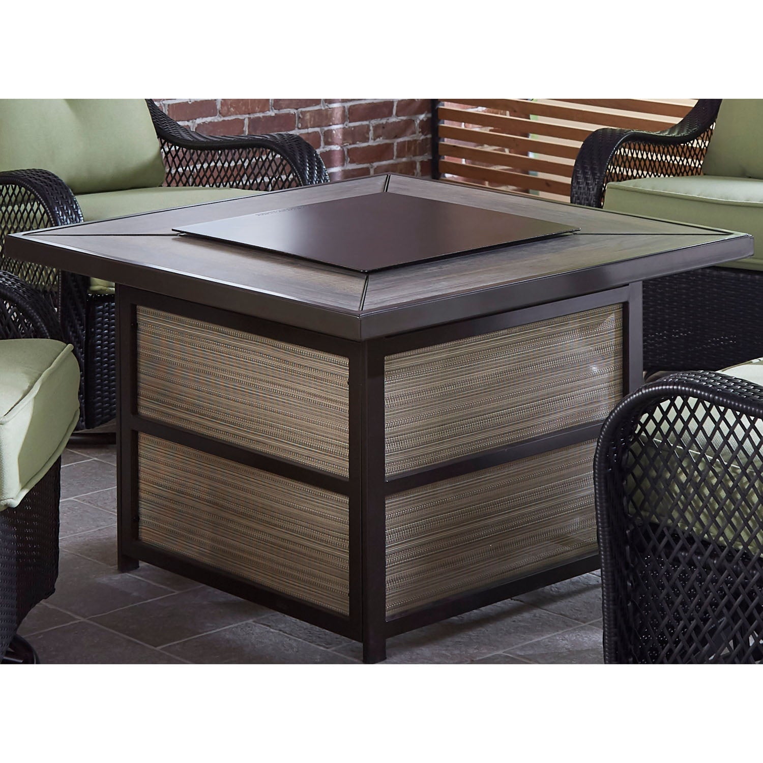 Hanover Chateau 40,000 BTU Gas Fire Pit Coffee Table