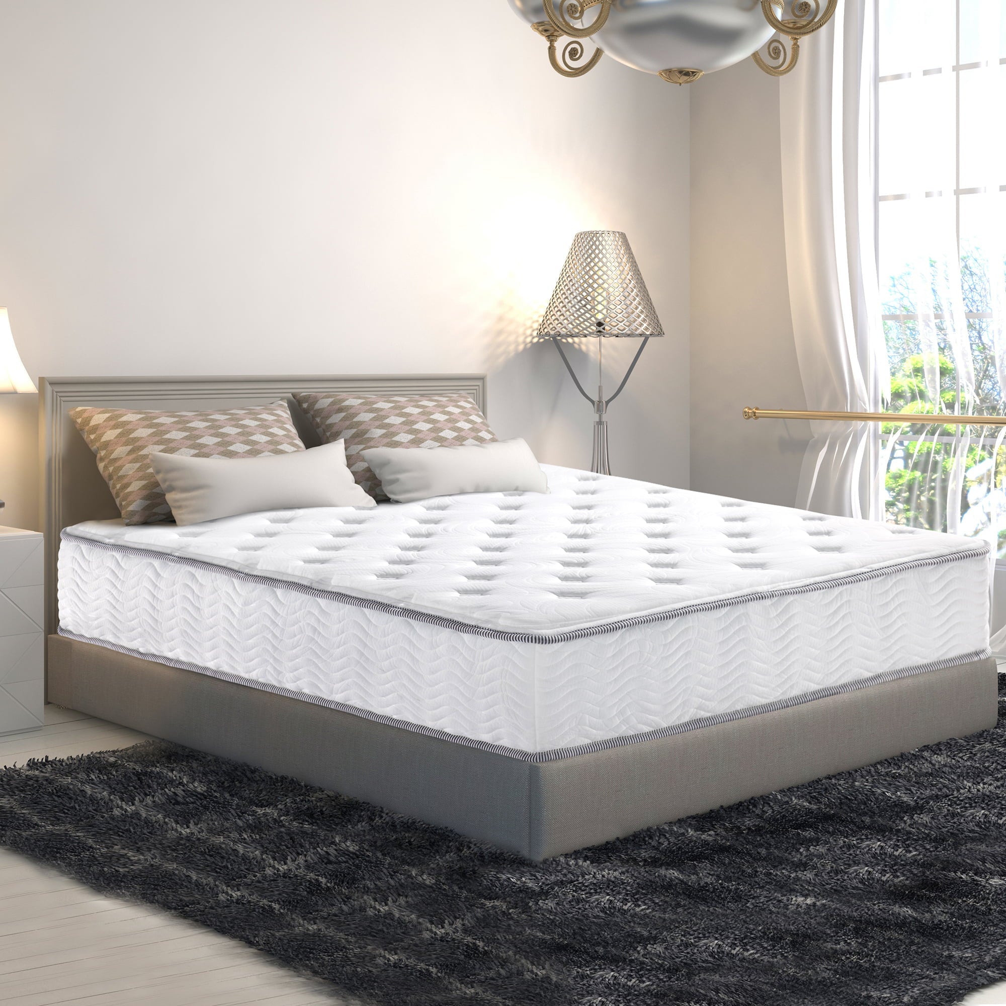 10 Inch Cool Sleeper Hybrid Mattress, Plush, Queen