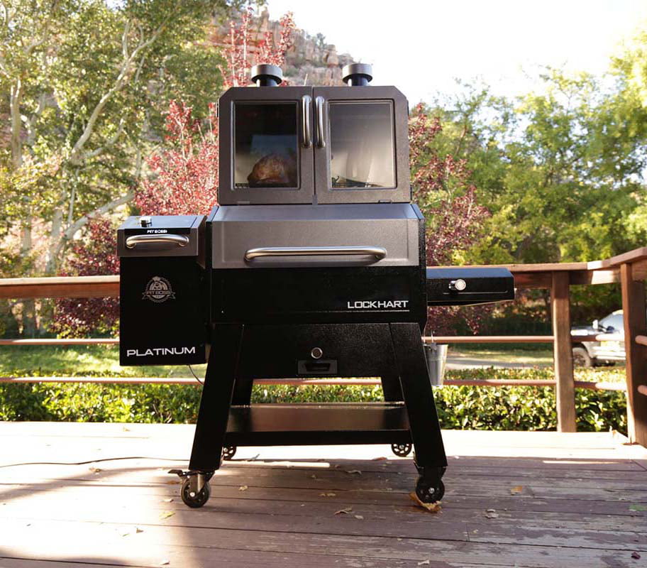 Pit Boss Platinum Lockhart Wi-Fi® and Bluetooth® Wood Pellet Grill and Smoker