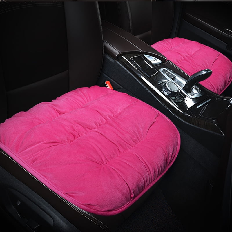 New Warm Cotton Flocking Car Seat Cushion Thickened Plush Free Bundle Single Piece Car Cushion Rear Row Seat Cushion