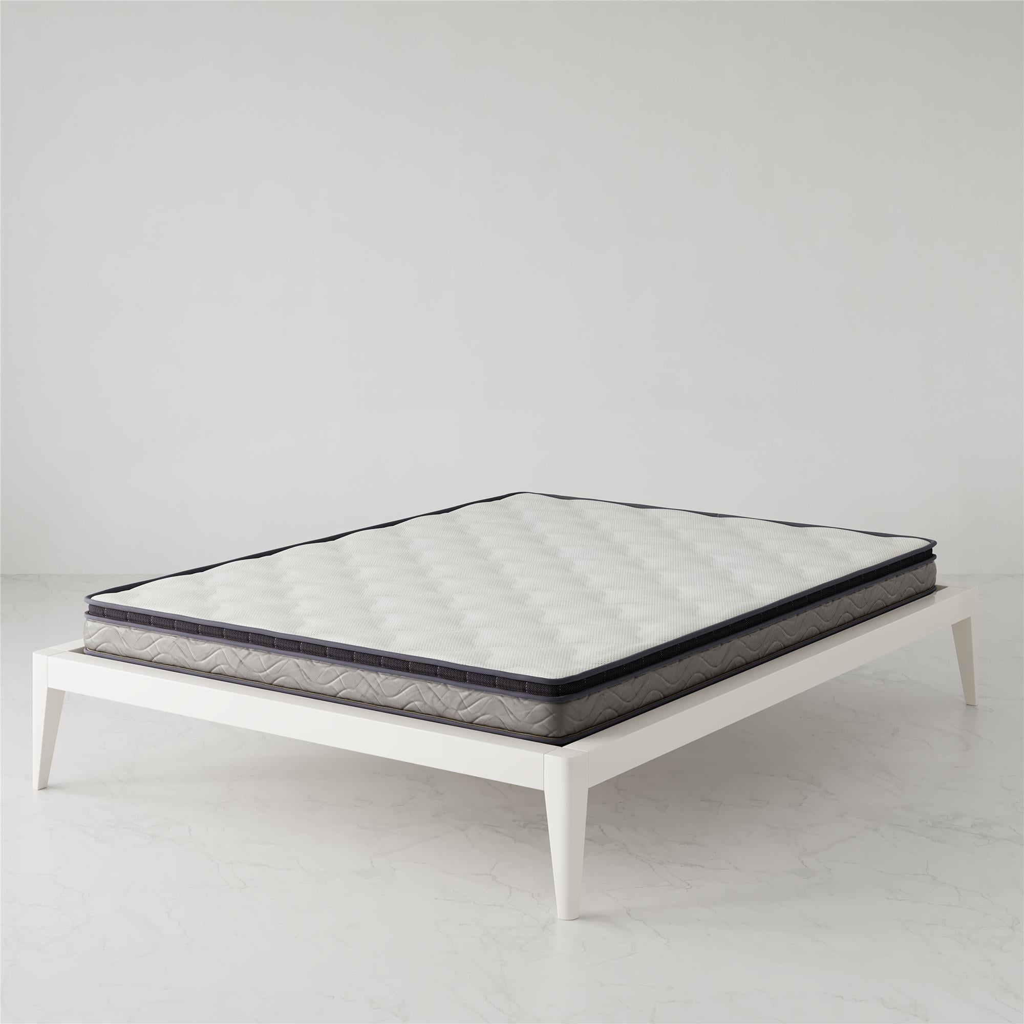 Sleep Regal 6 Inch EuroTop Innerspring Hybrid Mattress, Bed-in-a-Box, Queen