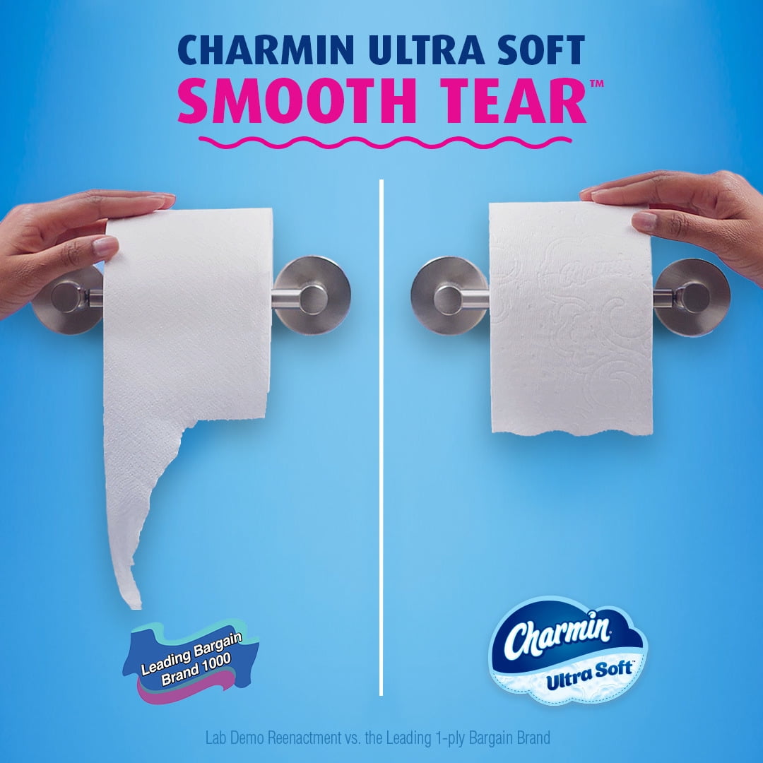 Charmin Ultra Soft Toilet Paper 24 Mega Rolls, 224 Sheets per Roll