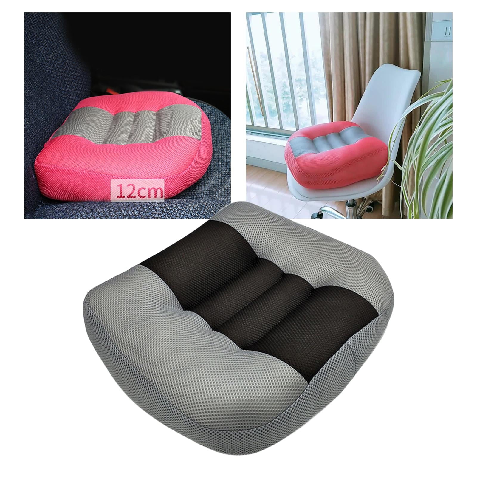 Car Seat Cushion Heightening Height Boost Mat, Car Seat Pad Angle Lift Grey