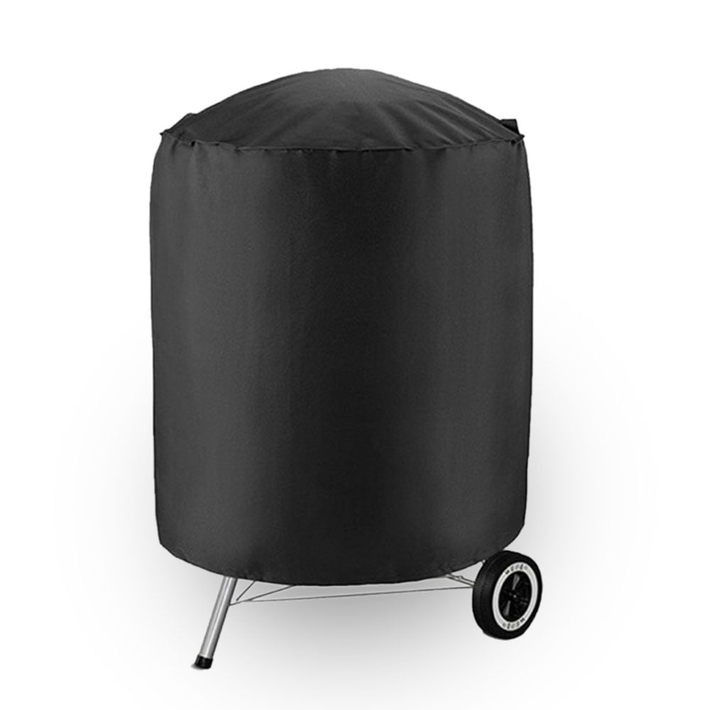 Toorise Grill Cover Outdoor Charcoal Kettle Grill Cover Heavy Duty Waterproof Round BBQ Smoker Covers Waterproof Windproof Dustproof Anti UV Barbecue Protector