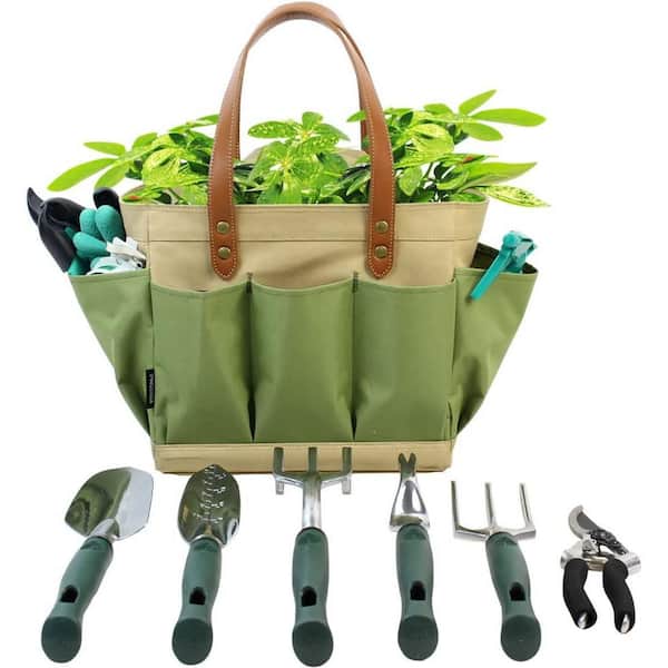 11-Piece Hand Tools, Best Gardening Gift Set Organizer, Garden Tool Set