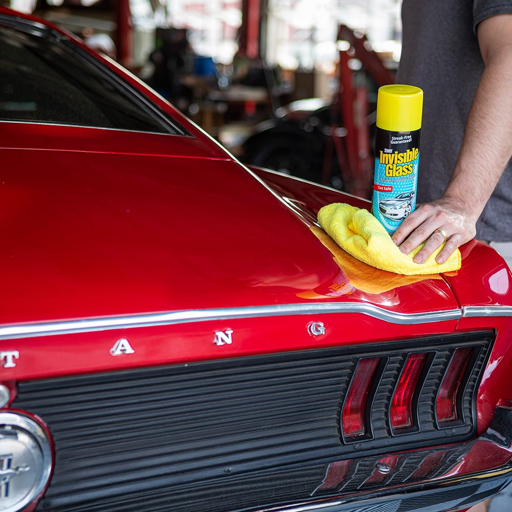 Stoner Car Care 99004 Car Show Touch-Up 6-Piece Kit for Automotive Detailing with Speed Bead Quick Detailer for Shine and Gloss, Grime Eraser, Invisible Glass Premium Glass Cleaner, Three Microfibers