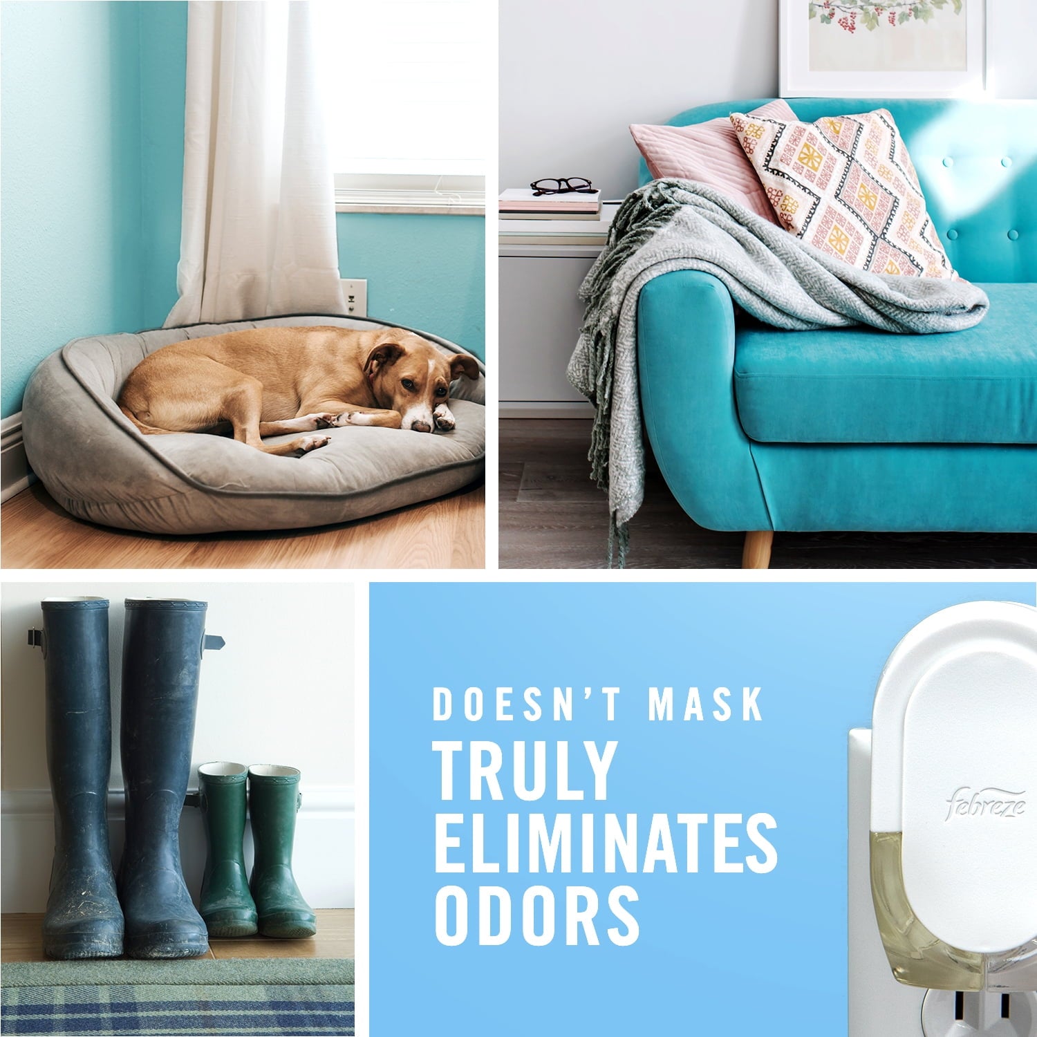 Febreze Fade Defy PLUG Air Freshener Refill, Downy April Fresh, (3) .87 fl. oz. Oil Refills