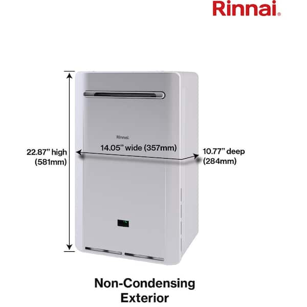 High Efficiency Non-Condensing 5.3 GPM Residential 140,000 BTU Exterior Propane Gas Tankless Water Heater