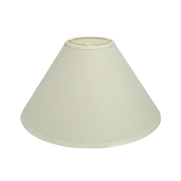 19 in. x 12 in. Off White Hardback Empire Lamp Shade
