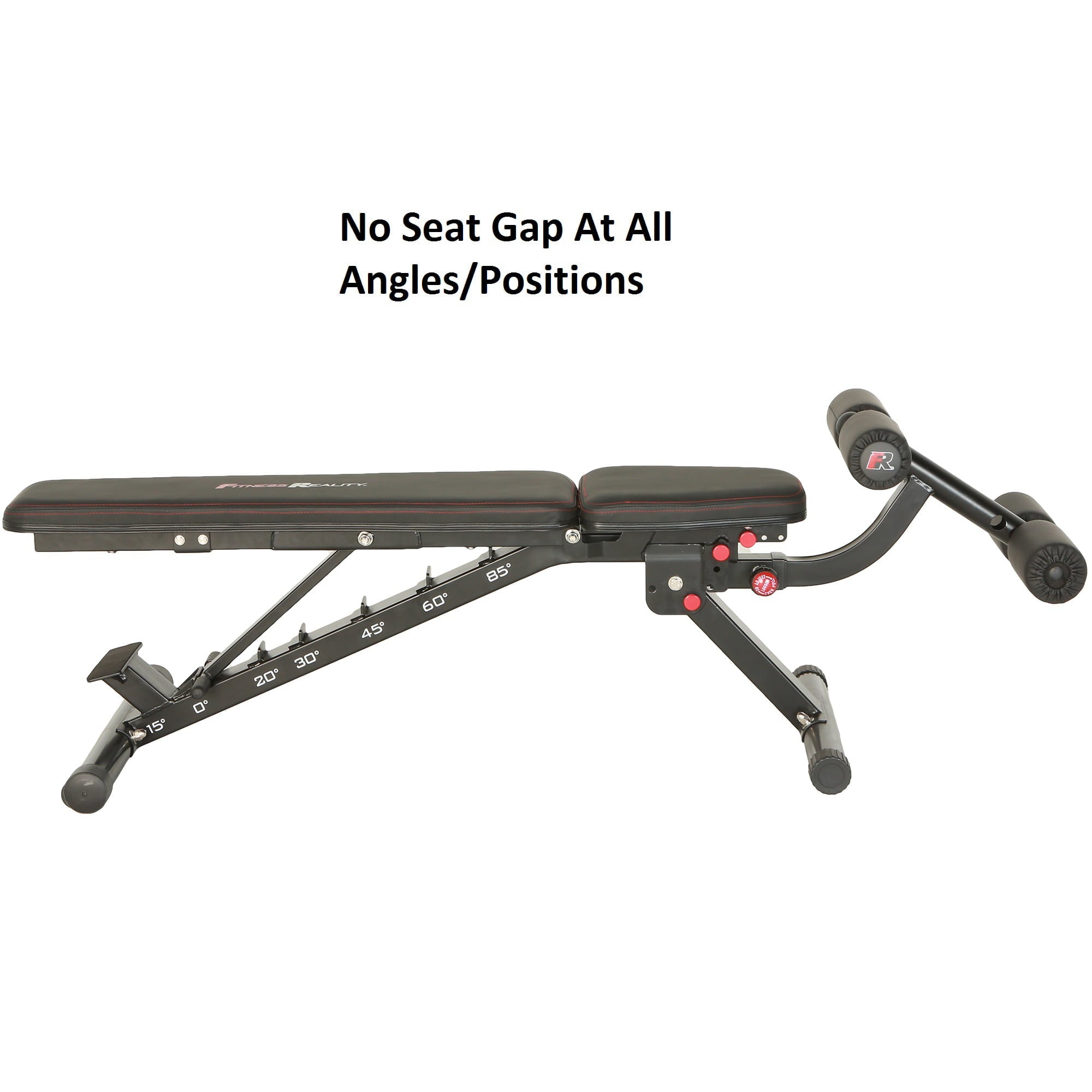 Fitness Reality 2000 Super Max Extra Large Adjustable Utility FID Weight Bench with Detachable Leg Lock-Down