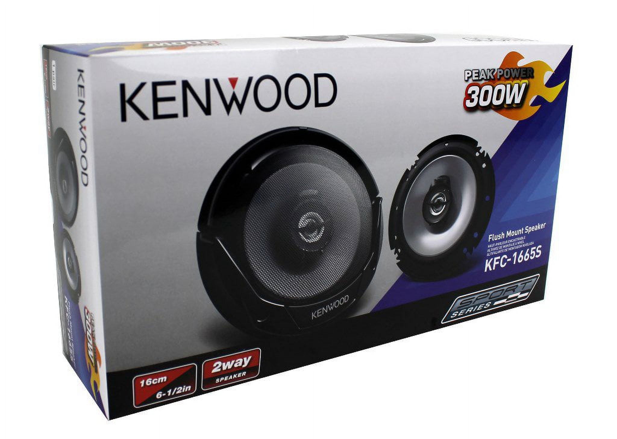 2) New Kenwood KFC-1665S 6.5