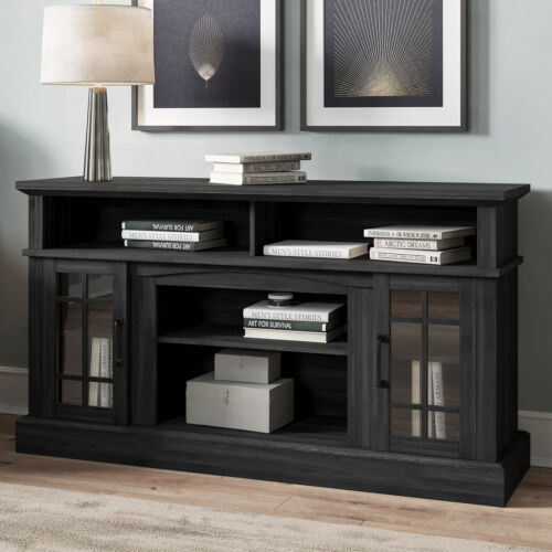 58" TV Stand Console For TVs up to 65" w/ 23" Fireplace