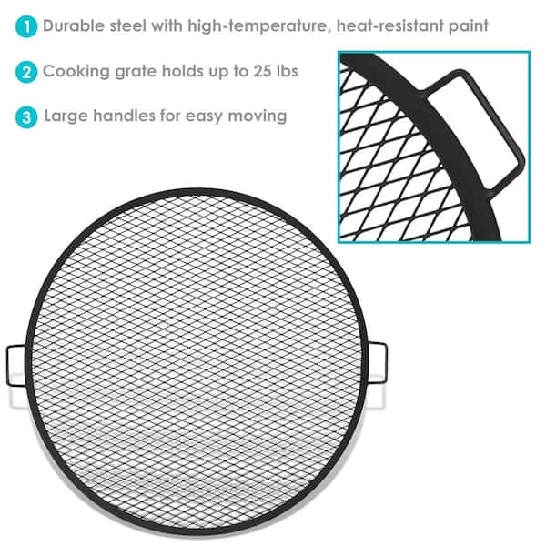 36 in. X-Marks Fire Pit Cooking Grill Grate