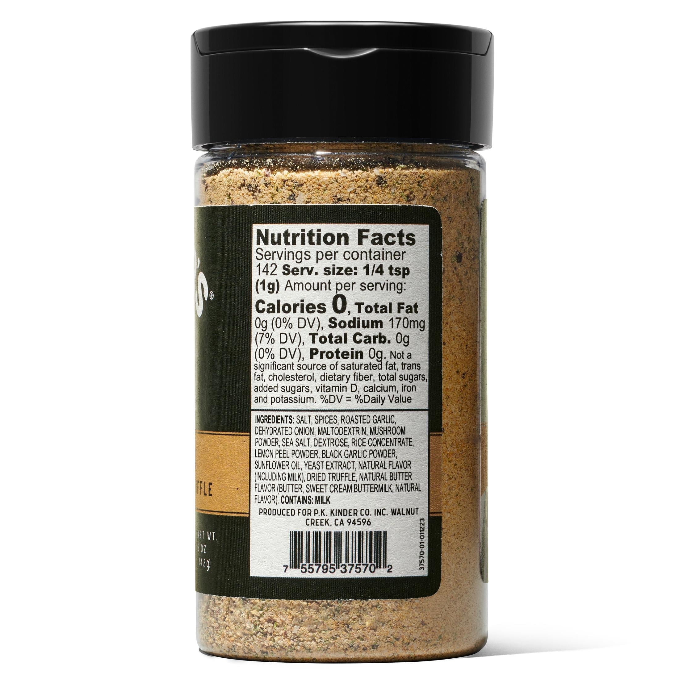 Kinder's Prime Steak with Black Garlic and Truffle Rub and Seasoning, 5oz