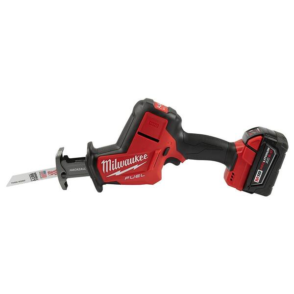 M18 FUEL 18V Lithium-Ion Brushless Cordless HACKZALL Reciprocating Saw Kit W/ M18 5.0Ah Battery