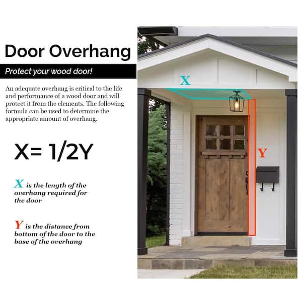 70 in. x 96 in. Craftsman 2 Panel 6-Lite Knotty Alder Unfinished Left-Hand Inswing Prehung Front Door with Sidelites