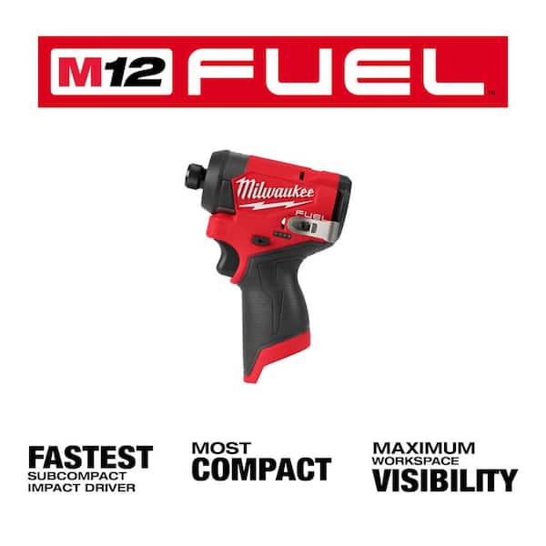 M12 FUEL 12V Lithium-Ion Brushless Cordless 1/4 in. Hex Impact Driver (Tool-Only)