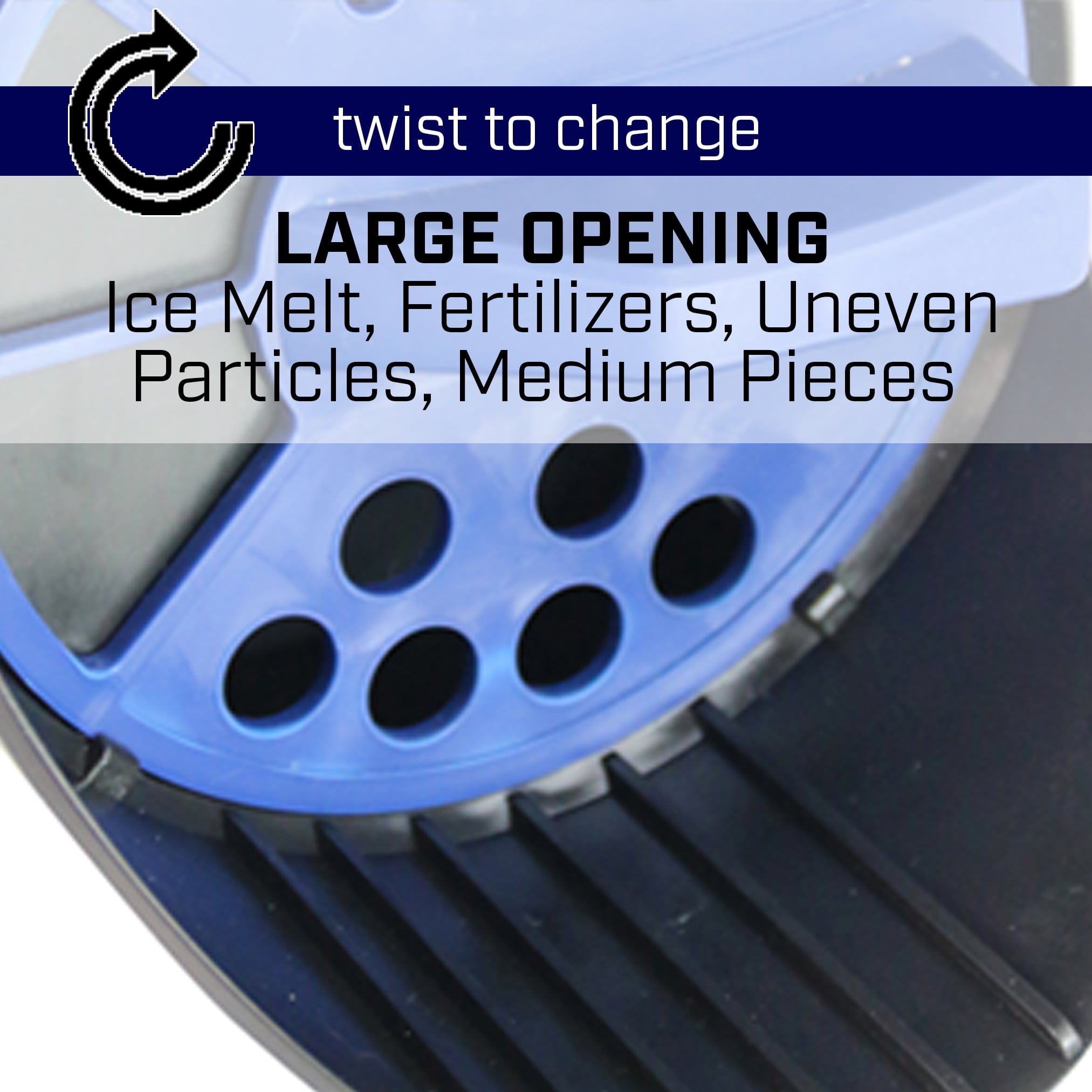 Chapin 8743A Hand Ice Melt, Salt, and Seed Spreader