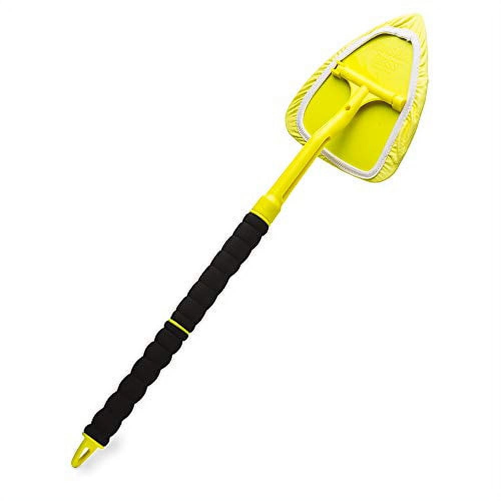 Invisible Glass 99050 Reach and Clean Tool Combo Kit with Windshield Wand Cleaning Tool for Hard to Reach Places Premium Trigger Glass and Window Cleaner for Auto and Home, Yellow