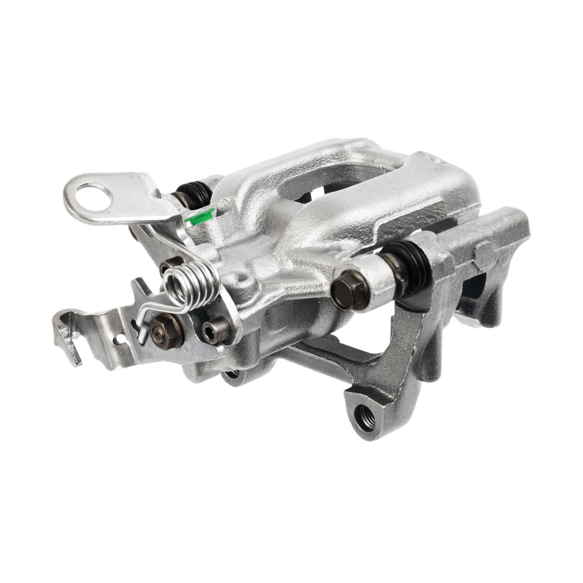 AutoShack Rear New Brake Caliper Assembly with Bracket Driver Side Replacement for 2010-2014 VW Jetta Golf 2011-2016 Eos 2012-2013 Beetle 2012-2014 GTI 2012-2015 Passat 2010-2013 Audi A3 Quattro FWD