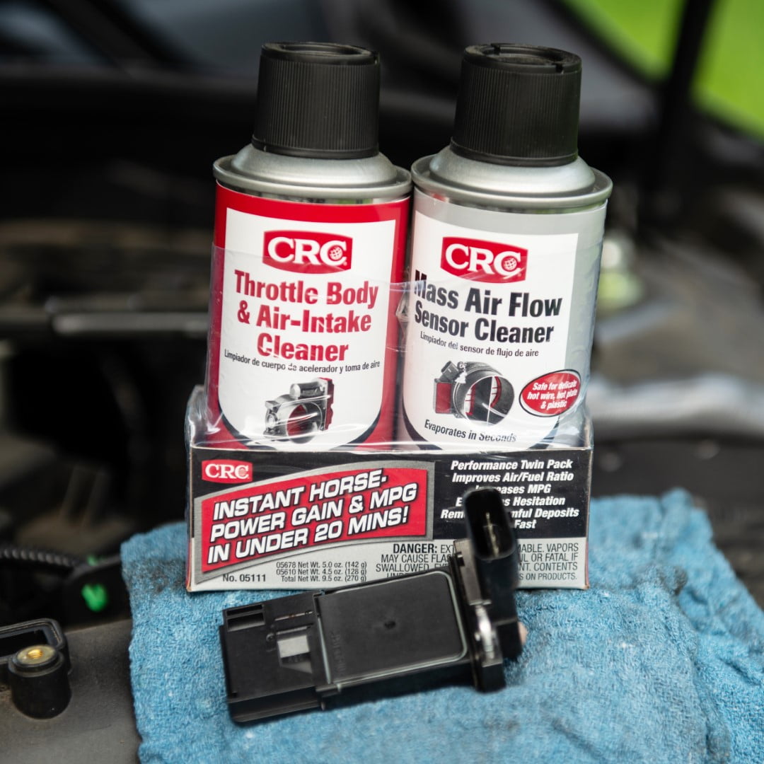 CRC Mass Air Flow & Throttle Body Single-Use Cleaner Twin Pack Kit
