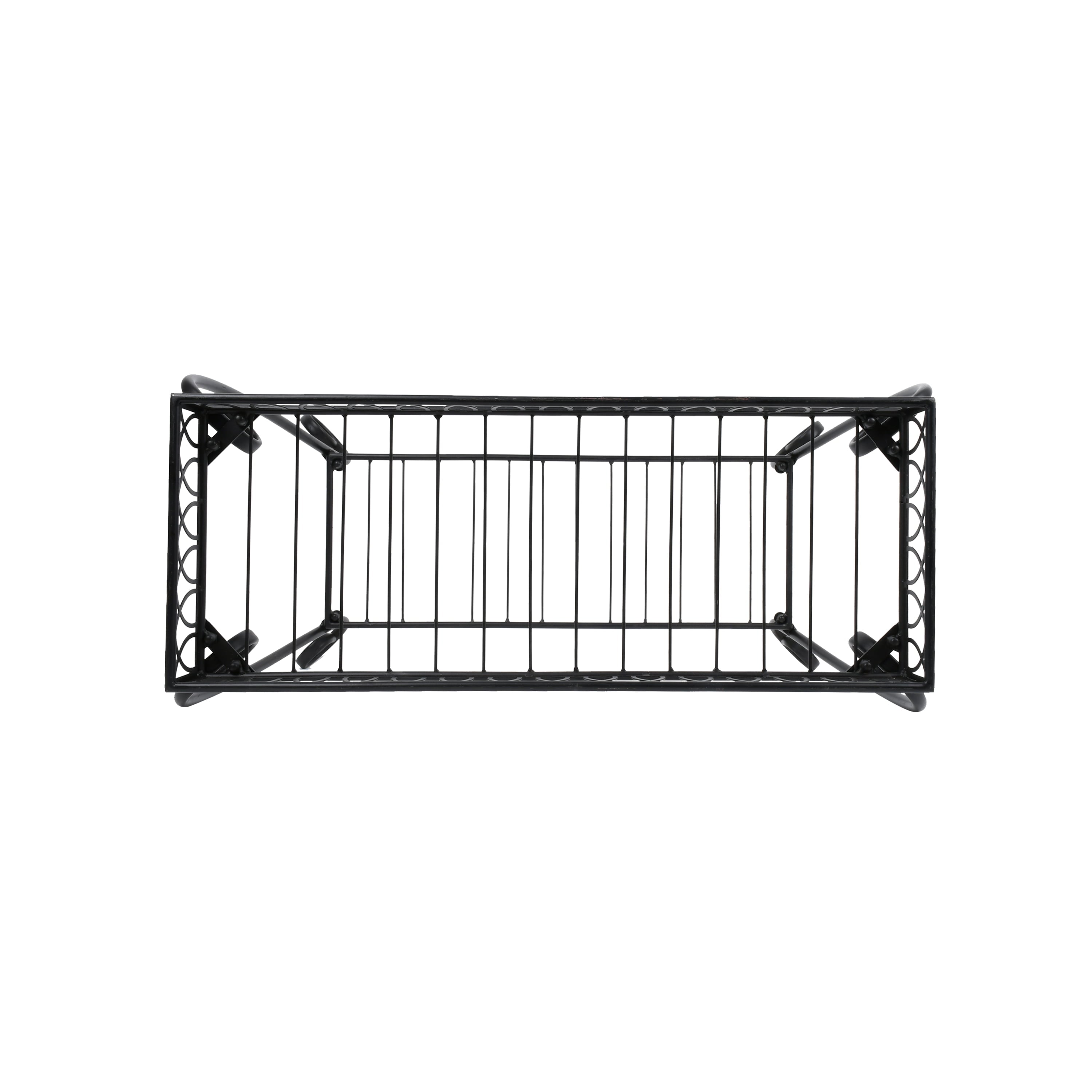 Mainstays Black Metal 2 Tier Shelves Plant Stand