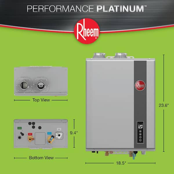 Performance Platinum 9.0 GPM Liquid Propane Super High Efficiency Indoor Smart Tankless Water Heater
