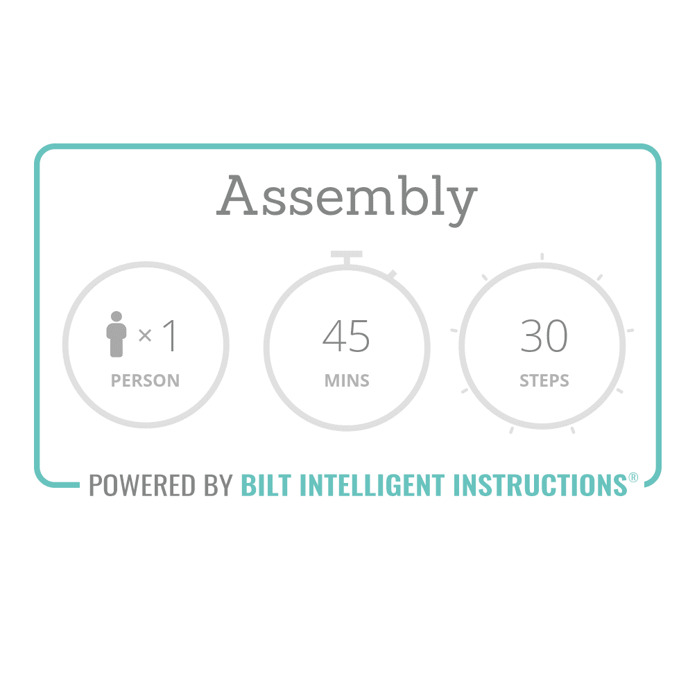 Mainstays Hillside Nightstand with Drawer, White Finish